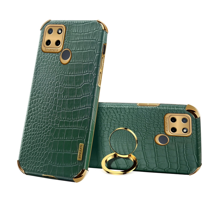 Estuche para teléfono con textura de cocodrilo galvanoplastia 6D con soporte, For OPPO A17, For Realme C21Y, For Realme C33, For OPPO Reno8 Pro+, For Xiaomi Redmi Note 12 China, For Xiaomi Redmi Note 12 Pro+ China, For Samsung Galaxy S23 5G            ...
