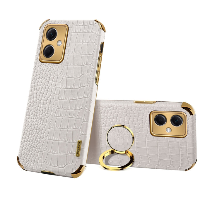 Estuche para teléfono con textura de cocodrilo galvanoplastia 6D con soporte, For OPPO A17, For Realme C21Y, For Realme C33, For OPPO Reno8 Pro+, For Xiaomi Redmi Note 12 China, For Xiaomi Redmi Note 12 Pro+ China, For Samsung Galaxy S23 5G            ...