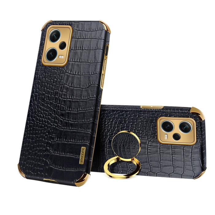 Estuche para teléfono con textura de cocodrilo galvanoplastia 6D con soporte, For OPPO A17, For Realme C21Y, For Realme C33, For OPPO Reno8 Pro+, For Xiaomi Redmi Note 12 China, For Xiaomi Redmi Note 12 Pro+ China, For Samsung Galaxy S23 5G            ...