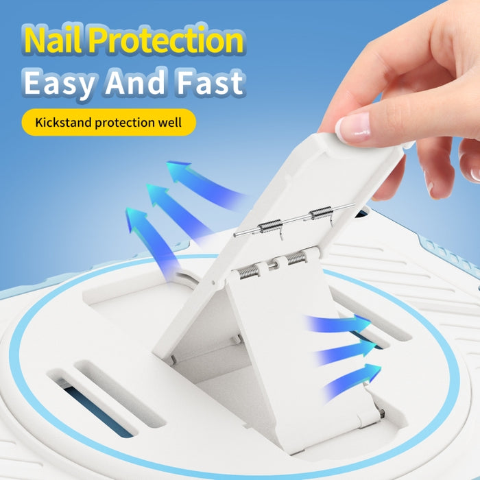 Estuche para tableta a prueba de golpes con soporte y correa de mano, For iPad 9.7 2018/2017, For iPad 9.7 2018/2017 / iPad Air