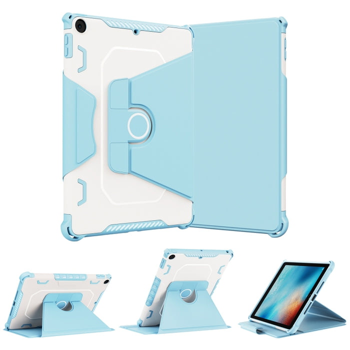 Estuche de cuero para tableta inteligente blindado giratorio de 360 grados, For iPad 9.7 2018/2017 / Air 1/Air 2, For iPad 10.2 2021, For Samsung Galaxy Tab A8 10.5 2021