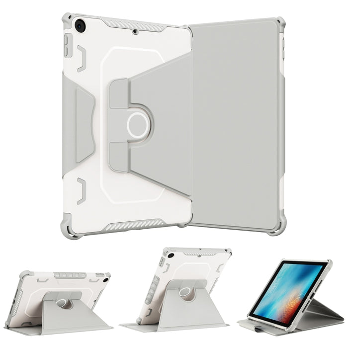 Estuche de cuero para tableta inteligente blindado giratorio de 360 grados, For iPad 9.7 2018/2017 / Air 1/Air 2, For iPad 10.2 2021, For Samsung Galaxy Tab A8 10.5 2021