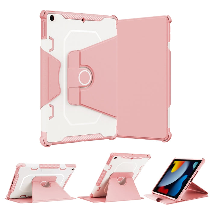 Estuche de cuero para tableta inteligente blindado giratorio de 360 grados, For iPad 9.7 2018/2017 / Air 1/Air 2, For iPad 10.2 2021, For Samsung Galaxy Tab A8 10.5 2021