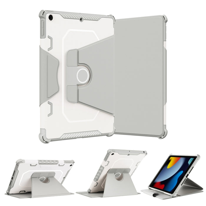 Estuche de cuero para tableta inteligente blindado giratorio de 360 grados, For iPad 9.7 2018/2017 / Air 1/Air 2, For iPad 10.2 2021, For Samsung Galaxy Tab A8 10.5 2021