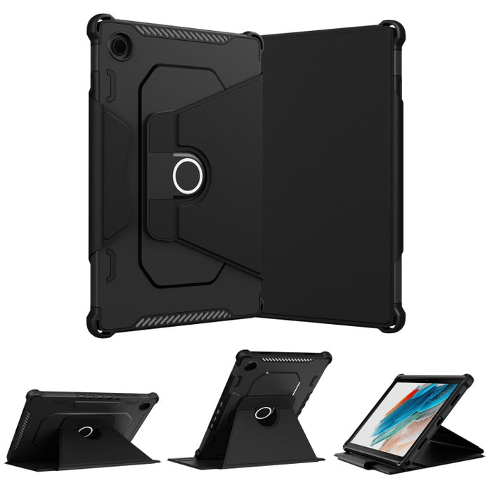 Estuche de cuero para tableta inteligente blindado giratorio de 360 grados, For iPad 9.7 2018/2017 / Air 1/Air 2, For iPad 10.2 2021, For Samsung Galaxy Tab A8 10.5 2021