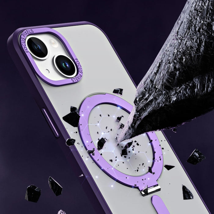 Funda protectora para teléfono Skin Feel MagSafe a prueba de golpes con soporte, For iPhone 14, For iPhone 14 Plus, For iPhone 14 Pro, For iPhone 14 Pro Max