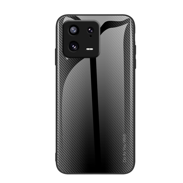 Caja del teléfono de TPU de vidrio degradado de textura, For Xiaomi 13, For Xiaomi 13 Pro, For Xiaomi Redmi A1+, For OPPO A1 Pro
