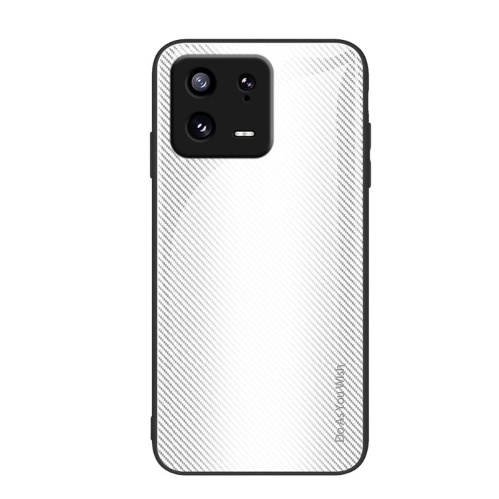 Caja del teléfono de TPU de vidrio degradado de textura, For Xiaomi 13, For Xiaomi 13 Pro, For Xiaomi Redmi A1+, For OPPO A1 Pro