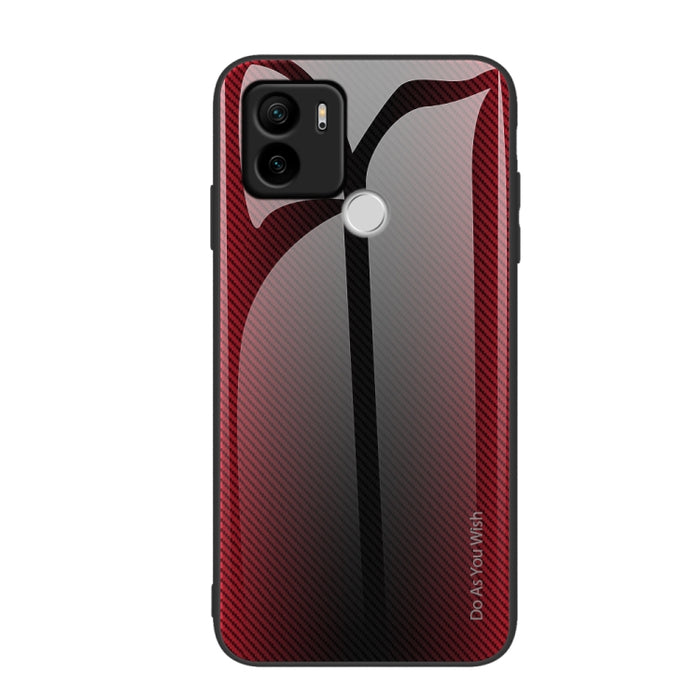 Caja del teléfono de TPU de vidrio degradado de textura, For Xiaomi 13, For Xiaomi 13 Pro, For Xiaomi Redmi A1+, For OPPO A1 Pro