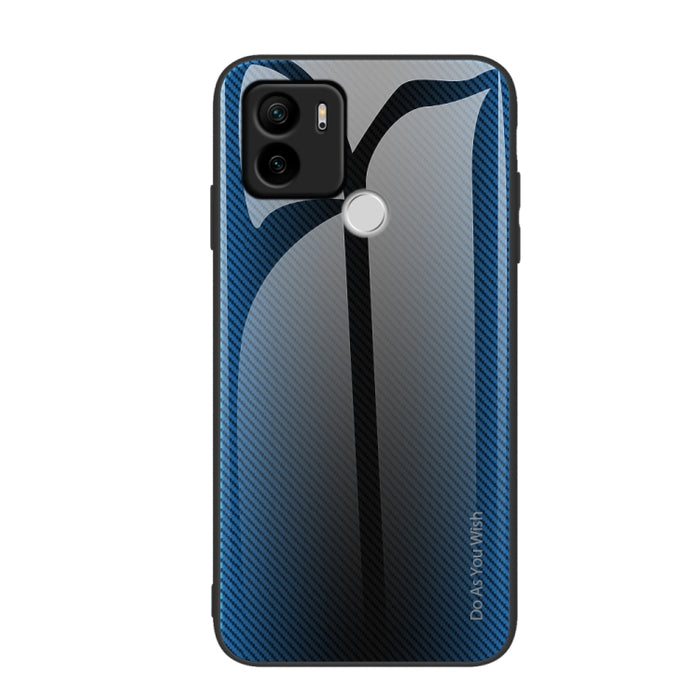 Caja del teléfono de TPU de vidrio degradado de textura, For Xiaomi 13, For Xiaomi 13 Pro, For Xiaomi Redmi A1+, For OPPO A1 Pro