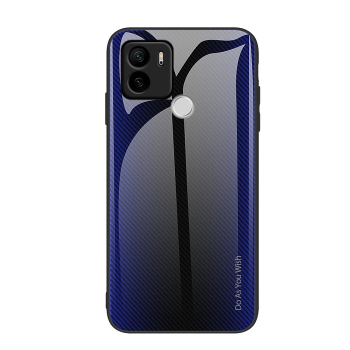 Caja del teléfono de TPU de vidrio degradado de textura, For Xiaomi 13, For Xiaomi 13 Pro, For Xiaomi Redmi A1+, For OPPO A1 Pro