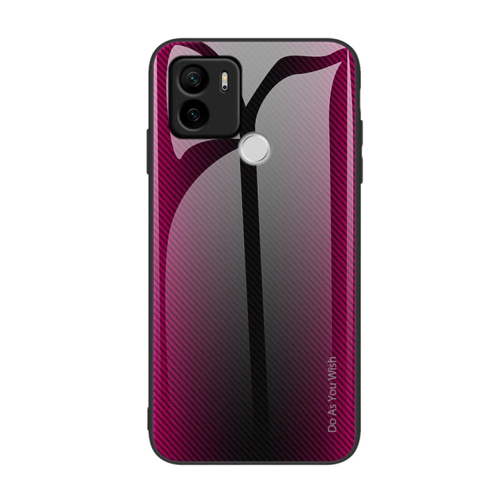 Caja del teléfono de TPU de vidrio degradado de textura, For Xiaomi 13, For Xiaomi 13 Pro, For Xiaomi Redmi A1+, For OPPO A1 Pro