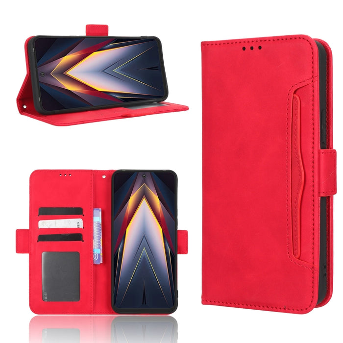 Funda de piel para teléfono con textura de piel de becerro y ranuras para tarjetas, For Cricket Debut Smart, For Cricket Icon 4, For Cricket Innovate E 5G, For OPPO A1 Pro, For Realme 10 4G, For Realme 10 Pro, For TCL ION Z, For Tecno Pop 6 BE7        ...