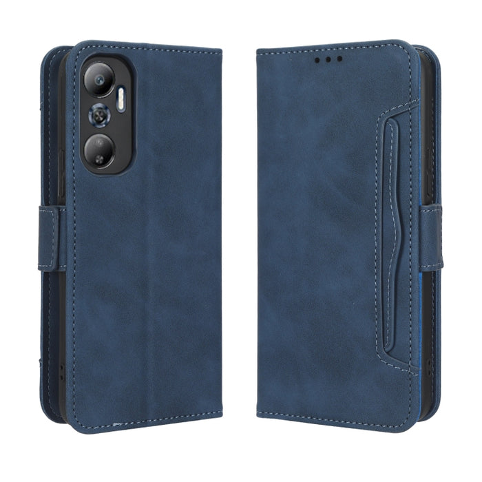 Funda de piel para teléfono con textura de piel de becerro y ranuras para tarjetas, For Cricket Debut Smart, For Cricket Icon 4, For Cricket Innovate E 5G, For OPPO A1 Pro, For Realme 10 4G, For Realme 10 Pro, For TCL ION Z, For Tecno Pop 6 BE7        ...