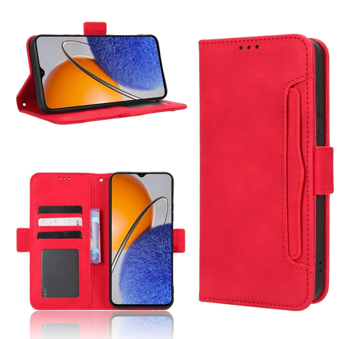Funda de piel para teléfono con textura de piel de becerro y ranuras para tarjetas, For Cricket Debut Smart, For Cricket Icon 4, For Cricket Innovate E 5G, For OPPO A1 Pro, For Realme 10 4G, For Realme 10 Pro, For TCL ION Z, For Tecno Pop 6 BE7        ...