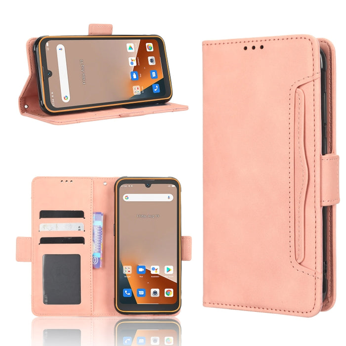 Funda de piel para teléfono con textura de piel de becerro y ranuras para tarjetas, For Cricket Debut Smart, For Cricket Icon 4, For Cricket Innovate E 5G, For OPPO A1 Pro, For Realme 10 4G, For Realme 10 Pro, For TCL ION Z, For Tecno Pop 6 BE7        ...