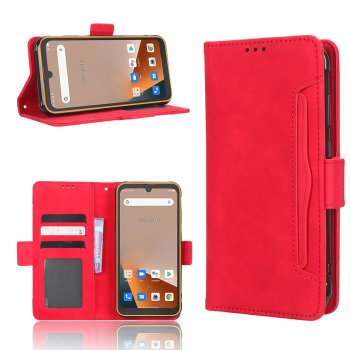 Funda de piel para teléfono con textura de piel de becerro y ranuras para tarjetas, For Cricket Debut Smart, For Cricket Icon 4, For Cricket Innovate E 5G, For OPPO A1 Pro, For Realme 10 4G, For Realme 10 Pro, For TCL ION Z, For Tecno Pop 6 BE7        ...