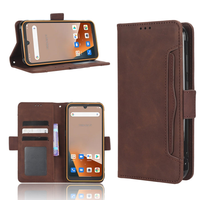 Funda de piel para teléfono con textura de piel de becerro y ranuras para tarjetas, For Cricket Debut Smart, For Cricket Icon 4, For Cricket Innovate E 5G, For OPPO A1 Pro, For Realme 10 4G, For Realme 10 Pro, For TCL ION Z, For Tecno Pop 6 BE7        ...