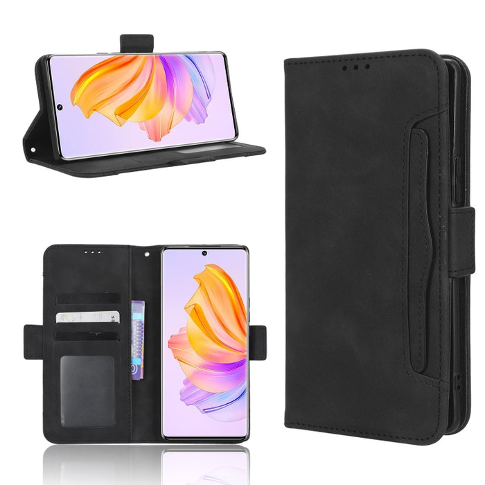 Funda de piel para teléfono con textura de piel de becerro y ranuras para tarjetas, For Cricket Debut Smart, For Cricket Icon 4, For Cricket Innovate E 5G, For OPPO A1 Pro, For Realme 10 4G, For Realme 10 Pro, For TCL ION Z, For Tecno Pop 6 BE7        ...