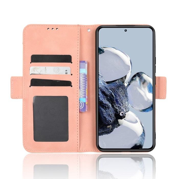 Funda de piel para teléfono con textura de piel de becerro y ranuras para tarjetas, For Xiaomi 12T Pro, For Xiaomi Civi 2 5G / 12 Lite NE, For Umidigi G1