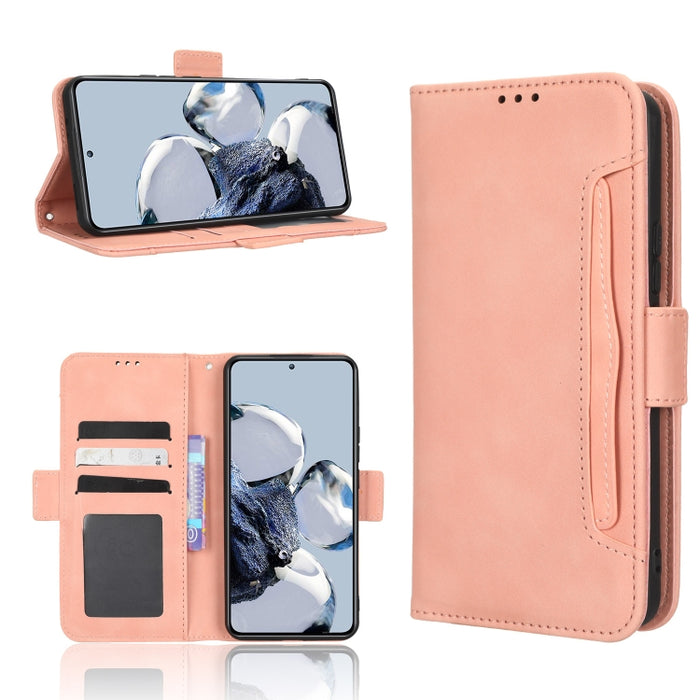 Funda de piel para teléfono con textura de piel de becerro y ranuras para tarjetas, For Xiaomi 12T Pro, For Xiaomi Civi 2 5G / 12 Lite NE, For Umidigi G1