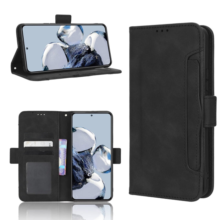 Funda de piel para teléfono con textura de piel de becerro y ranuras para tarjetas, For Xiaomi 12T Pro, For Xiaomi Civi 2 5G / 12 Lite NE, For Umidigi G1