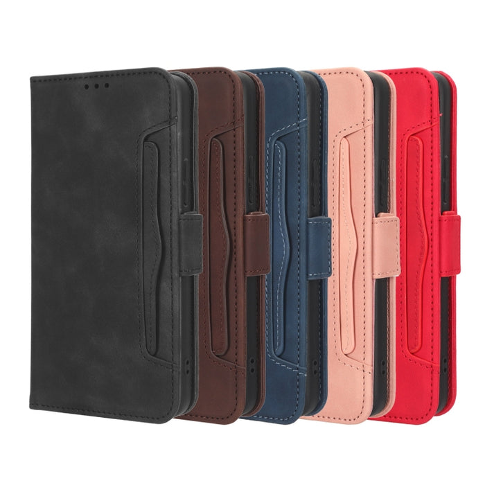 Funda de piel para teléfono con textura de piel de becerro y ranuras para tarjetas, For Xiaomi 12T Pro, For Xiaomi Civi 2 5G / 12 Lite NE, For Umidigi G1