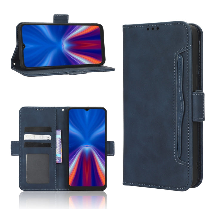 Funda de piel para teléfono con textura de piel de becerro y ranuras para tarjetas, For Xiaomi 12T Pro, For Xiaomi Civi 2 5G / 12 Lite NE, For Umidigi G1