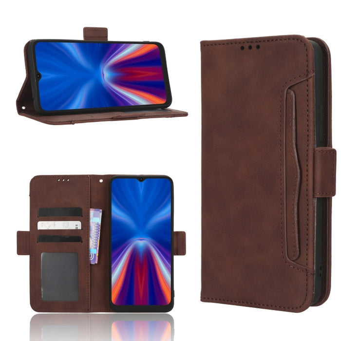 Funda de piel para teléfono con textura de piel de becerro y ranuras para tarjetas, For Xiaomi 12T Pro, For Xiaomi Civi 2 5G / 12 Lite NE, For Umidigi G1