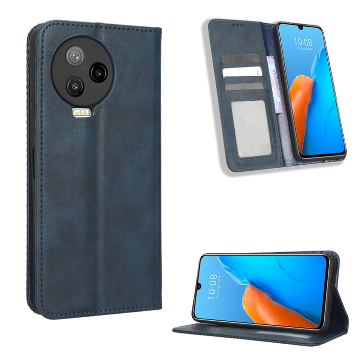 Caja de teléfono de cuero con textura retro con hebilla magnética, For Tecno Pop 6 Pro BE8, For Infinix Hot 20i, For Infinix Note 12 Pro 4G X676B, For Tecno Pova Neo 2, For Xiaomi Redmi 11 Prime 4G, For Xiaomi Redmi A1+, For Xiaomi Redmi Note 12 5G    ...