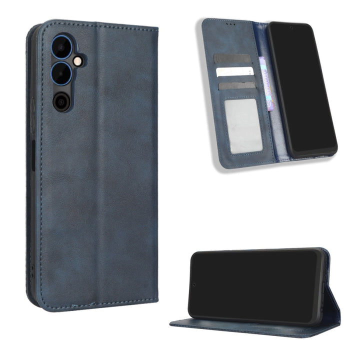 Caja de teléfono de cuero con textura retro con hebilla magnética, For Tecno Pop 6 Pro BE8, For Infinix Hot 20i, For Infinix Note 12 Pro 4G X676B, For Tecno Pova Neo 2, For Xiaomi Redmi 11 Prime 4G, For Xiaomi Redmi A1+, For Xiaomi Redmi Note 12 5G    ...