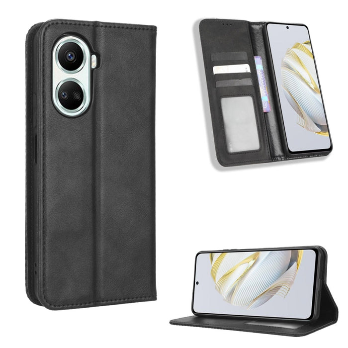 Caja de teléfono de cuero con textura retro con hebilla magnética, For Tecno Pop 6 Pro BE8, For Infinix Hot 20i, For Infinix Note 12 Pro 4G X676B, For Tecno Pova Neo 2, For Xiaomi Redmi 11 Prime 4G, For Xiaomi Redmi A1+, For Xiaomi Redmi Note 12 5G    ...