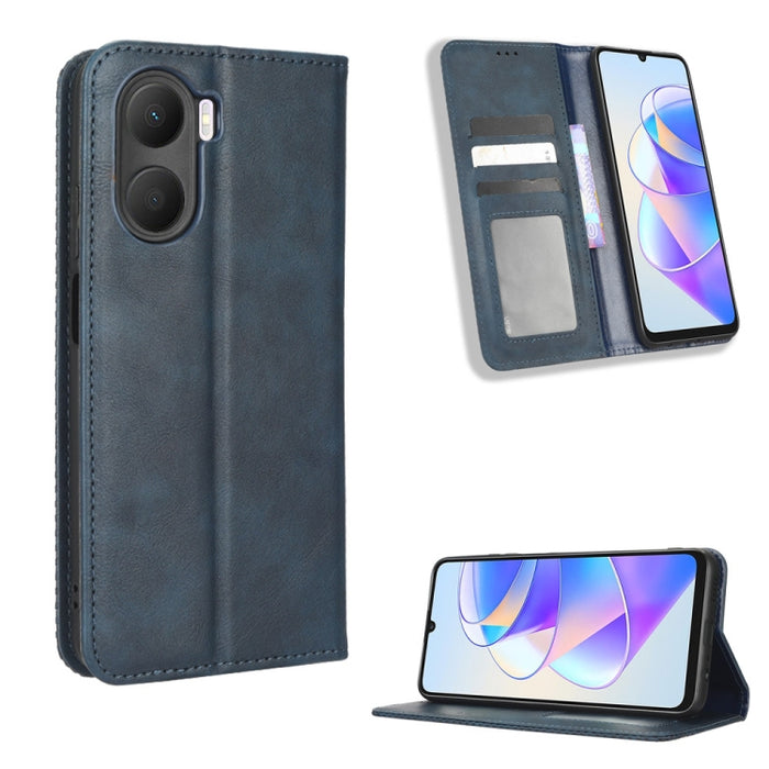 Caja de teléfono de cuero con textura retro con hebilla magnética, For Tecno Pop 6 Pro BE8, For Infinix Hot 20i, For Infinix Note 12 Pro 4G X676B, For Tecno Pova Neo 2, For Xiaomi Redmi 11 Prime 4G, For Xiaomi Redmi A1+, For Xiaomi Redmi Note 12 5G    ...