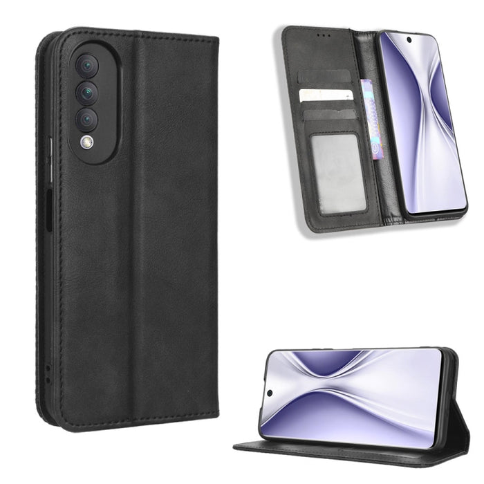 Caja de teléfono de cuero con textura retro con hebilla magnética, For Tecno Pop 6 Pro BE8, For Infinix Hot 20i, For Infinix Note 12 Pro 4G X676B, For Tecno Pova Neo 2, For Xiaomi Redmi 11 Prime 4G, For Xiaomi Redmi A1+, For Xiaomi Redmi Note 12 5G    ...