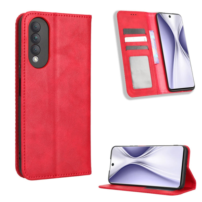 Caja de teléfono de cuero con textura retro con hebilla magnética, For Tecno Pop 6 Pro BE8, For Infinix Hot 20i, For Infinix Note 12 Pro 4G X676B, For Tecno Pova Neo 2, For Xiaomi Redmi 11 Prime 4G, For Xiaomi Redmi A1+, For Xiaomi Redmi Note 12 5G    ...