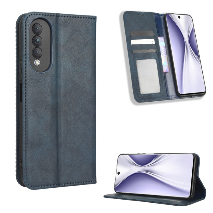 Caja de teléfono de cuero con textura retro con hebilla magnética, For Tecno Pop 6 Pro BE8, For Infinix Hot 20i, For Infinix Note 12 Pro 4G X676B, For Tecno Pova Neo 2, For Xiaomi Redmi 11 Prime 4G, For Xiaomi Redmi A1+, For Xiaomi Redmi Note 12 5G    ...