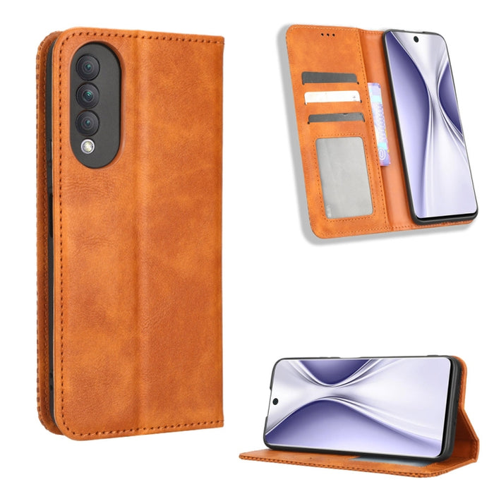 Caja de teléfono de cuero con textura retro con hebilla magnética, For Tecno Pop 6 Pro BE8, For Infinix Hot 20i, For Infinix Note 12 Pro 4G X676B, For Tecno Pova Neo 2, For Xiaomi Redmi 11 Prime 4G, For Xiaomi Redmi A1+, For Xiaomi Redmi Note 12 5G    ...