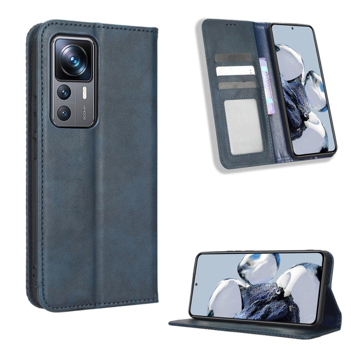 Caja de teléfono de cuero con textura retro con hebilla magnética, For Tecno Pop 6 Pro BE8, For Infinix Hot 20i, For Infinix Note 12 Pro 4G X676B, For Tecno Pova Neo 2, For Xiaomi Redmi 11 Prime 4G, For Xiaomi Redmi A1+, For Xiaomi Redmi Note 12 5G    ...