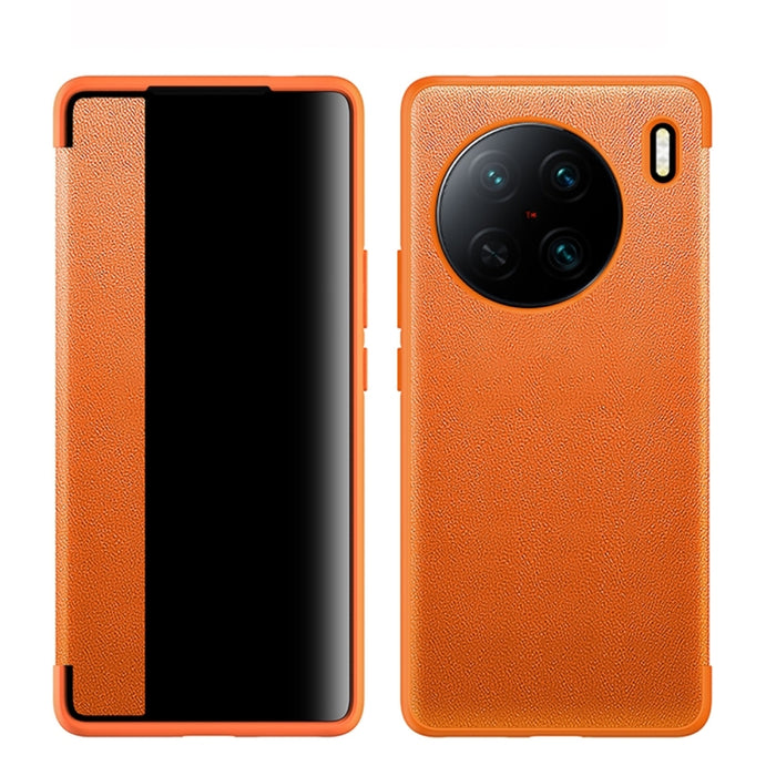 Estuche de cuero con tapa horizontal a prueba de golpes con ventana lateral magnética, For vivo X90, For vivo X90 Pro, For vivo X90 Pro+, For Xiaomi 13, For Xiaomi 13 Pro
