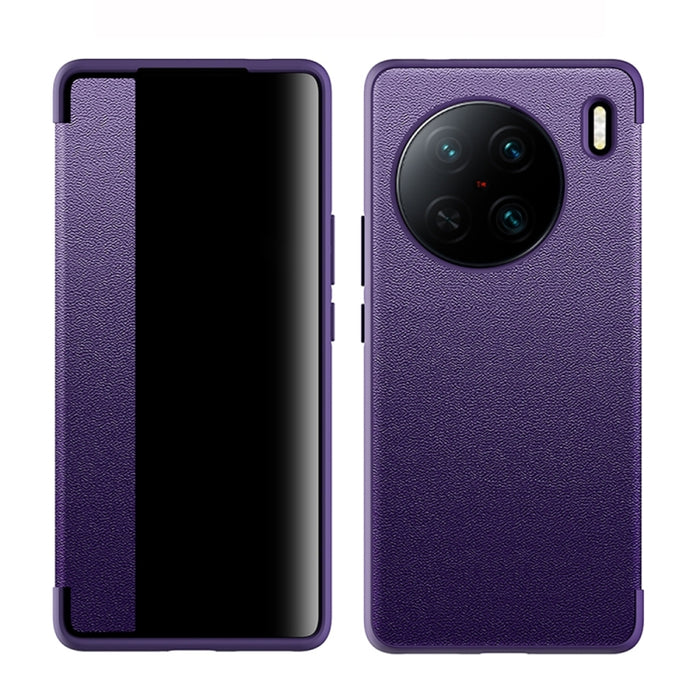 Estuche de cuero con tapa horizontal a prueba de golpes con ventana lateral magnética, For vivo X90, For vivo X90 Pro, For vivo X90 Pro+, For Xiaomi 13, For Xiaomi 13 Pro