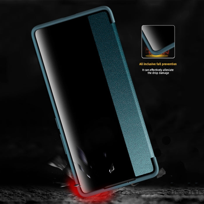 Estuche de cuero con tapa horizontal a prueba de golpes con ventana lateral magnética, For vivo X90, For vivo X90 Pro, For vivo X90 Pro+, For Xiaomi 13, For Xiaomi 13 Pro