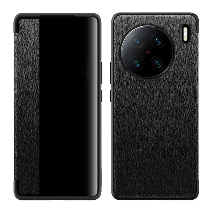 Estuche de cuero con tapa horizontal a prueba de golpes con ventana lateral magnética, For vivo X90, For vivo X90 Pro, For vivo X90 Pro+, For Xiaomi 13, For Xiaomi 13 Pro