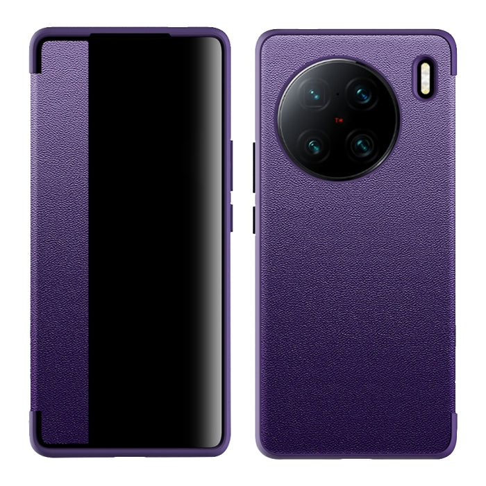 Estuche de cuero con tapa horizontal a prueba de golpes con ventana lateral magnética, For vivo X90, For vivo X90 Pro, For vivo X90 Pro+, For Xiaomi 13, For Xiaomi 13 Pro