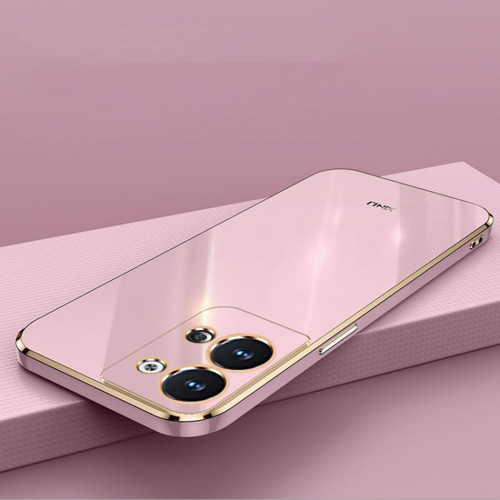 XINLI Straight 6D Plating Gold Edge TPU Funda para teléfono, For OPPO Reno9 Pro+, For Xiaomi 13 Pro