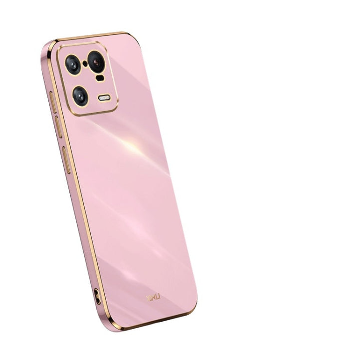 XINLI Straight 6D Plating Gold Edge TPU Funda para teléfono, For OPPO Reno9 Pro+, For Xiaomi 13 Pro