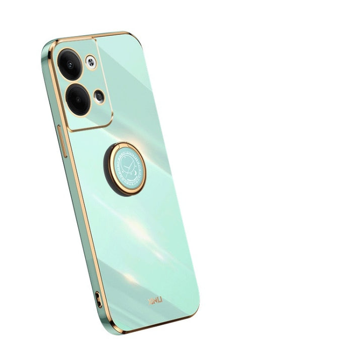 XINLI Straight Edge 6D Electroplate TPU Funda para teléfono con soporte para anillo, For OPPO Reno9 Pro+, For Xiaomi 13 Pro