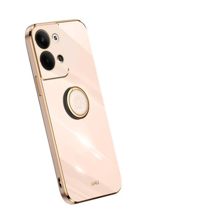XINLI Straight Edge 6D Electroplate TPU Funda para teléfono con soporte para anillo, For OPPO Reno9 Pro+, For Xiaomi 13 Pro