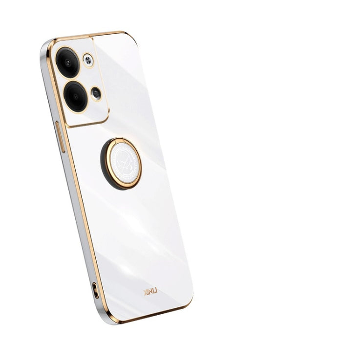 XINLI Straight Edge 6D Electroplate TPU Funda para teléfono con soporte para anillo, For OPPO Reno9 Pro+, For Xiaomi 13 Pro