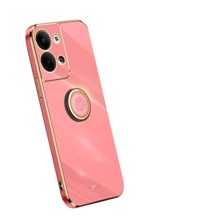 XINLI Straight Edge 6D Electroplate TPU Funda para teléfono con soporte para anillo, For OPPO Reno9 Pro+, For Xiaomi 13 Pro