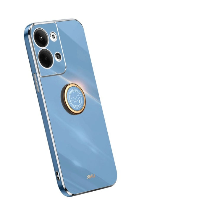 XINLI Straight Edge 6D Electroplate TPU Funda para teléfono con soporte para anillo, For OPPO Reno9 Pro+, For Xiaomi 13 Pro